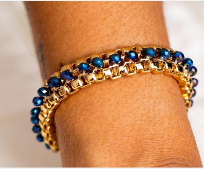 PULSEIRA CATRACA COM CRISTAL